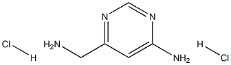 6-(Aminomethyl)pyrimidin-4-amine dihydrochloride Structure