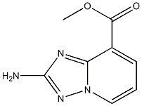 Methyl 2-amino-[1,2,4]triazolo[1,5-a]pyridine-8-carboxylate 구조식 이미지