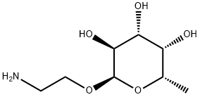 2-((2R,3S,4R,5S,6S)-3,4,5-trihydroxy-6-methyl-tetrahydro-2H-pyran-2-yloxy)ethanaminium bromide 구조식 이미지