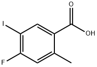 4-Fluoro-5-iodo-2-methyl-benzoic acid 구조식 이미지