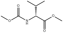 D-Valine, N-(methoxycarbonyl)-, methyl ester 구조식 이미지