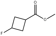 3-Fluorocyclobutanecarboxylic acid methyl ester 구조식 이미지