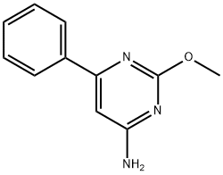 2-Methoxy-6-Phenylpyrimidin-4-Amine Structure