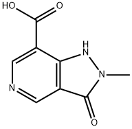 2-methyl-3-oxo-2,3-dihydro-1H-pyrazolo[4,3-c]pyridine-7-carboxylic acid Structure