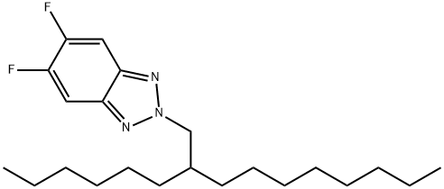 5,6-difluoro-2-(2-hexyldecyl)-2H-benzo[d][1,2,3]triazole Structure