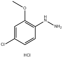 (4-Chloro-2-methoxy-phenyl)-hydrazine hydrochloride Structure