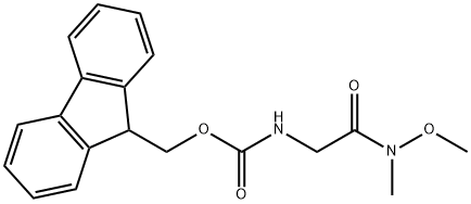(9H-fluoren-9-yl)methyl (2-(methoxy(methyl)amino)-2-oxoethyl)carbamate Structure