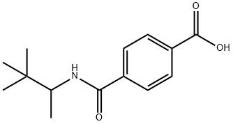 4-(((3,3-dimethylbutan-2-yl)amino)methyl)benzoic acid 구조식 이미지