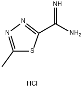 5-methyl-1,3,4-thiadiazole-2-carboximidamide hydrochloride 구조식 이미지