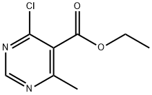 ethyl 4-chloro-6-methylpyrimidine-5-carboxylate Structure