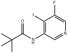 N-(5-Fluoro-4-Iodo-Pyridin-3-Yl)-2,2-Dimethyl-Propionamide 구조식 이미지