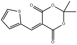 2,2-DIMETHYL-5-(2-THENYLIDENE)-1,3-DIOXANE-4,6-DIONE Structure