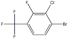 4-Bromo-3-chloro-2-fluorobenzotrifluoride Structure