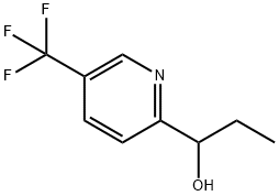 1-[5-(Trifluoromethyl)-2-pyridyl]-1-propanol Structure