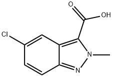 5-Chloro-2-methyl-2H-indazole-3-carboxylic acid Structure