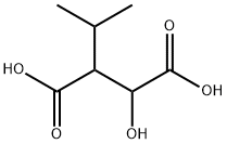 2-Hydroxy-3-isopropylsuccinic acid Structure