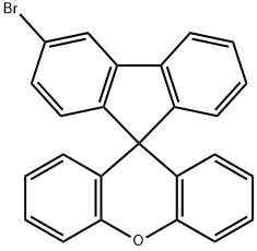 3-bromospiro[fluorene-9,9'-xanthene] 구조식 이미지