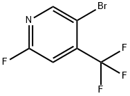 5-Bromo-2-fluoro-4-trifluoromethyl-pyridine Structure