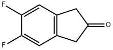 5,6-디플루오로-1H-인덴-2(3H)-온 구조식 이미지