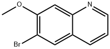 6-BROMO-7-METHOXYQUINOLINE 구조식 이미지