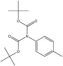 N,N-DiBoc-4-methylaniline 구조식 이미지
