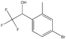 1-(4-Bromo-2-methyl-phenyl)-2,2,2-trifluoro-ethanol Structure