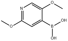 2,5-Dimethoxypyridine-4-boronic acid 구조식 이미지
