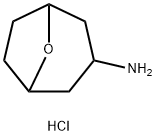 8-Oxabicyclo[3.2.1]octan-3-amine hydrochloride Structure