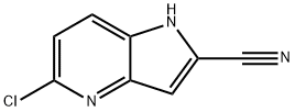 5-Chloro-1H-pyrrolo[3,2-b]pyridine-2-carbonitrile 구조식 이미지