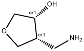 cis-4-(aminomethyl)oxolan-3-ol Structure