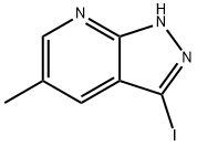 3-iodo-5-methyl-1H-pyrazolo[3,4-b]pyridine Structure