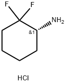 (1R)-2,2-difluorocyclohexan-1-amine hydrochloride 구조식 이미지