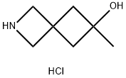 6-methyl-2-azaspiro[3.3]heptan-6-ol hydrochloride Structure