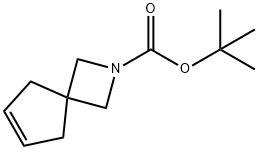 tert-butyl 2-azaspiro[3.4]oct-6-ene-2-carboxylate Structure