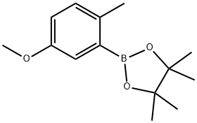 2-(5-methoxy-2-methylphenyl)-4,4,5,5-tetramethyl-1,3,2-dioxaborolane 구조식 이미지