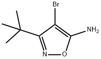 3-tert-butyl-4-bromoisoxazol-5-amine Structure