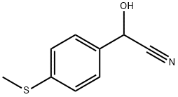2-hydroxy-2-(4-(methylthio)phenyl)acetonitrile Structure