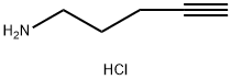 Pent-4-yn-1-amine,hydrochloride Structure