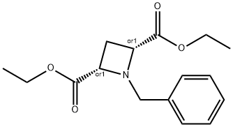 diethyl 1-benzylazetidine-2,4-dicarboxylate Structure