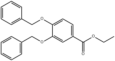 Ethyl 3,4-bis(benzyloxy)benzoate Structure