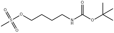4-(tert-butoxycarbonyl)butyl methanesulfonate Structure