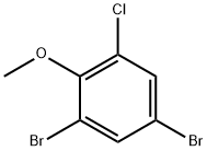 4,6-Dibromo-2-chloroanisole Structure