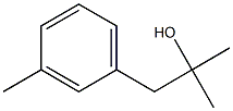 2-methyl-1-m-tolylpropan-2-ol 구조식 이미지