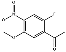 1-(2-Fluoro-5-methoxy-4-nitro-phenyl)-ethanone Structure