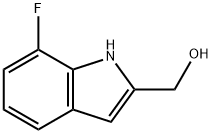 (7-Fluoro-1H-indol-2-yl)methanol Structure