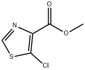 Methyl 5-chlorothiazole-4-carboxylate 구조식 이미지