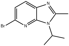 5-bromo-3-isopropyl-2-methyl-3H-imidazo[4,5-b]pyridine 구조식 이미지