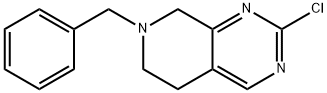 7-Benzyl-2-chloro-5,6,7,8-tetrahydropyrido[3,4-d]pyrimidine Structure