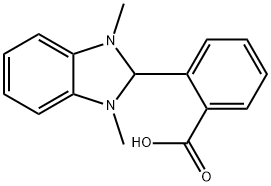 2-(1,3-dimethyl-2H-benzimidazol-2-yl)benzoic acid 구조식 이미지