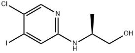 (S)-2-((5-Chloro-4-iodopyridin-2-yl)amino)propan-1-ol 구조식 이미지